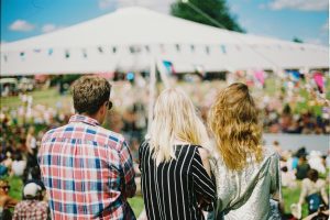 People enjoying one of many festivals in Essex County