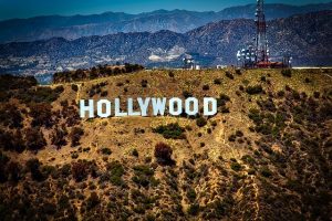 Hollywood sign.