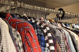 Looking trough your shirts to see what you want to donate